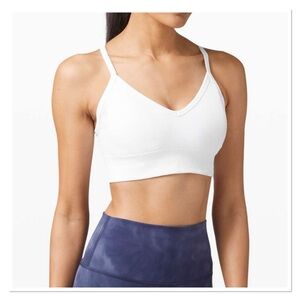 LULULEMON Ebb to Street White Bra